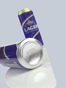Codifica Marcatura lattine di birra in alluminio