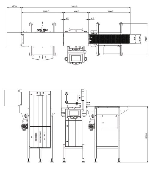 Technical Features Loma CW3 Draglink Checkweigher