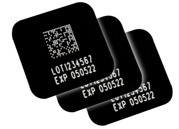 13 qr code eseguiti con marcatori laser