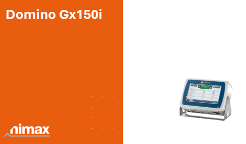 Domino Gx150i marcatore a getto termico di inchiostro | nimax