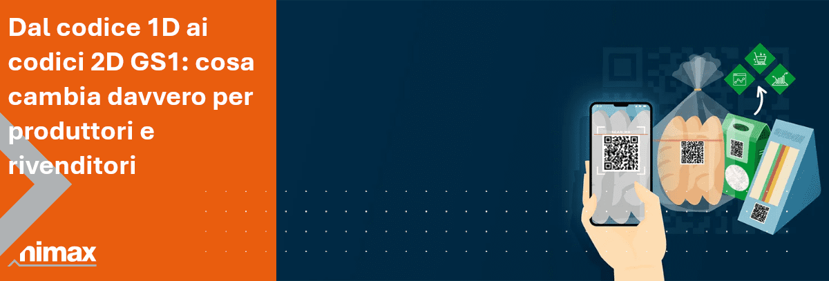Copertina articolo codice 1D ai codici 2D GS1