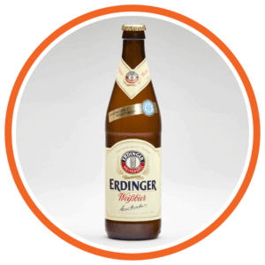 bottiglia di birra erdinger