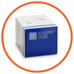 esempio codifica con marcatore laser da 100 watt per settore pharma