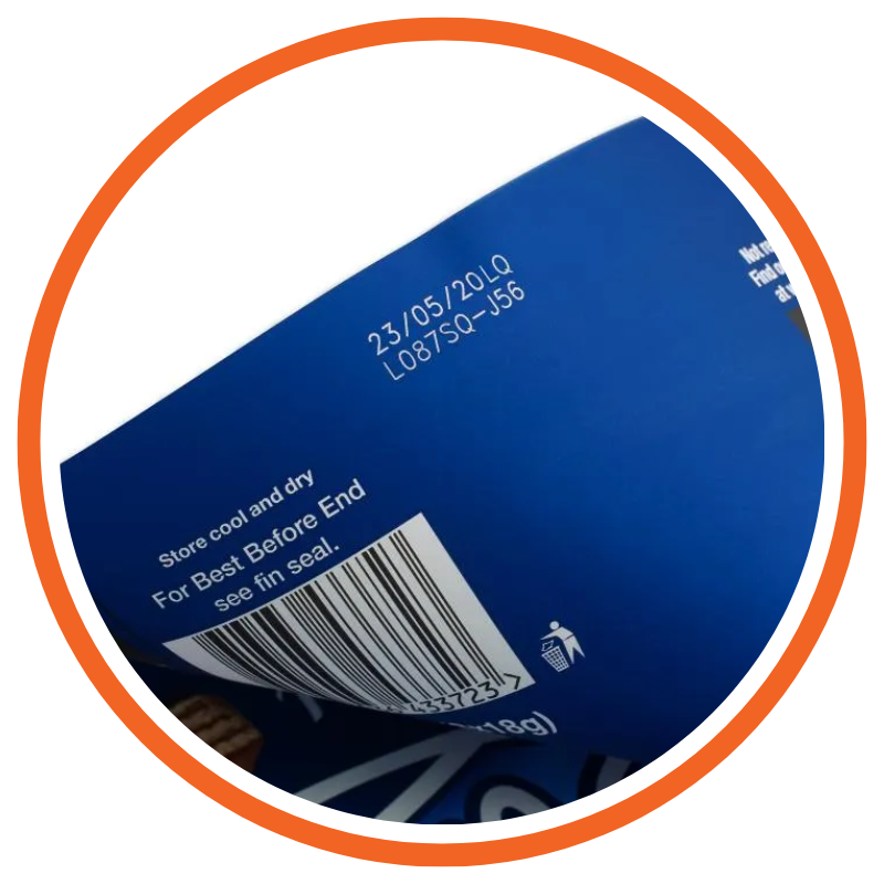 esempio di codifica su foil flessibile